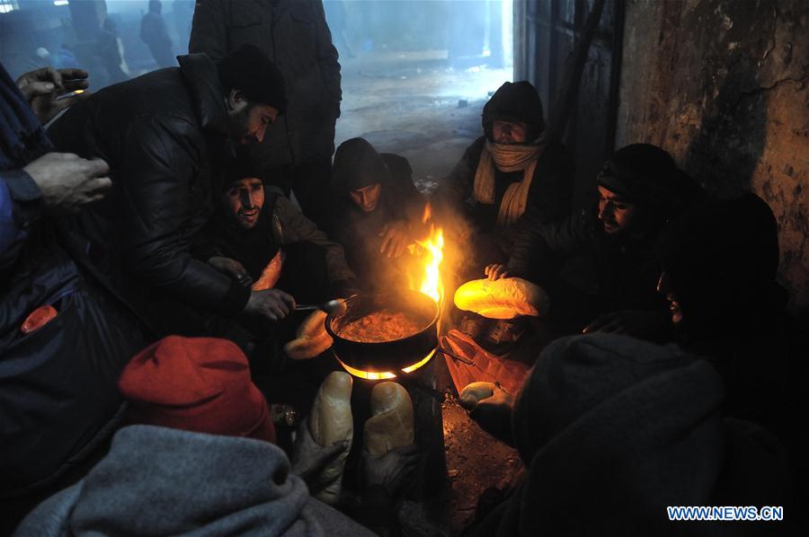 SERBIA-BELGRADE-FREEZING WEATHER-MIGRANTS