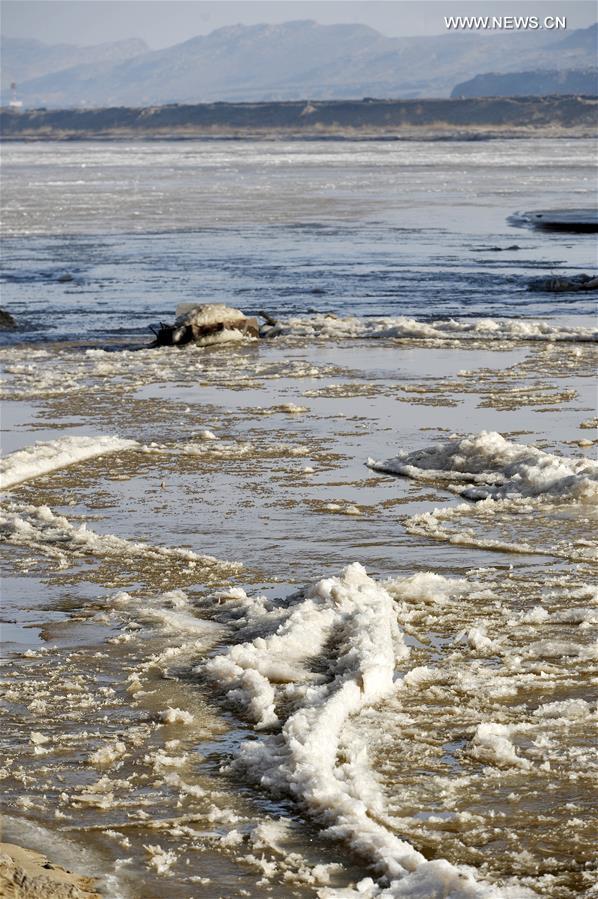 CHINA-NINGXIA-YELLOW RIVER-ICE FLOOD (CN)