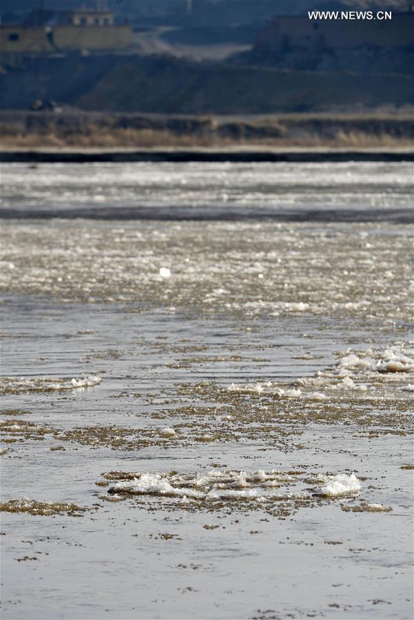 CHINA-NINGXIA-YELLOW RIVER-ICE FLOOD (CN)