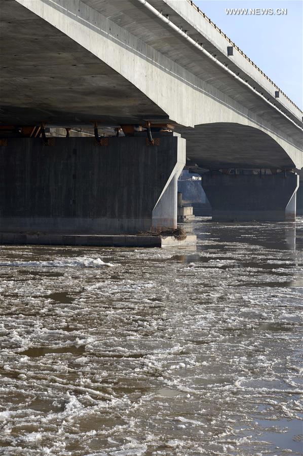 CHINA-NINGXIA-YELLOW RIVER-ICE FLOOD (CN)