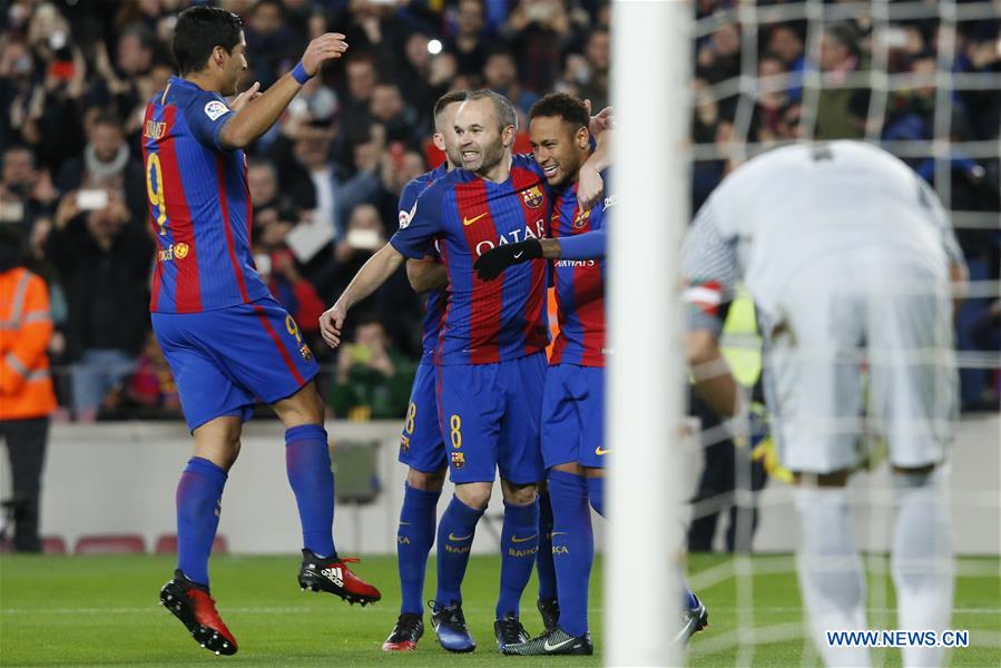 (SP)SPAIN-BARCELONA-SOCCER-KING'S CUP-BARCELONA VS ATHLETIC BILBAO