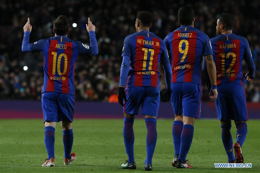 (SP)SPAIN-BARCELONA-SOCCER-KING'S CUP-BARCELONA VS ATHLETIC BILBAO