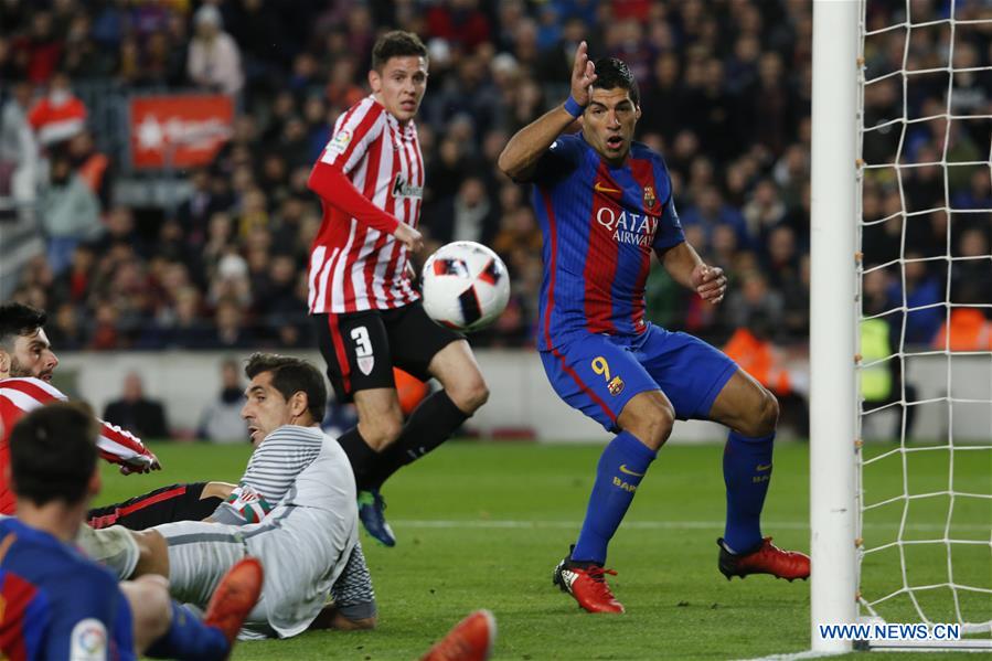 (SP)SPAIN-BARCELONA-SOCCER-KING'S CUP-BARCELONA VS ATHLETIC BILBAO 