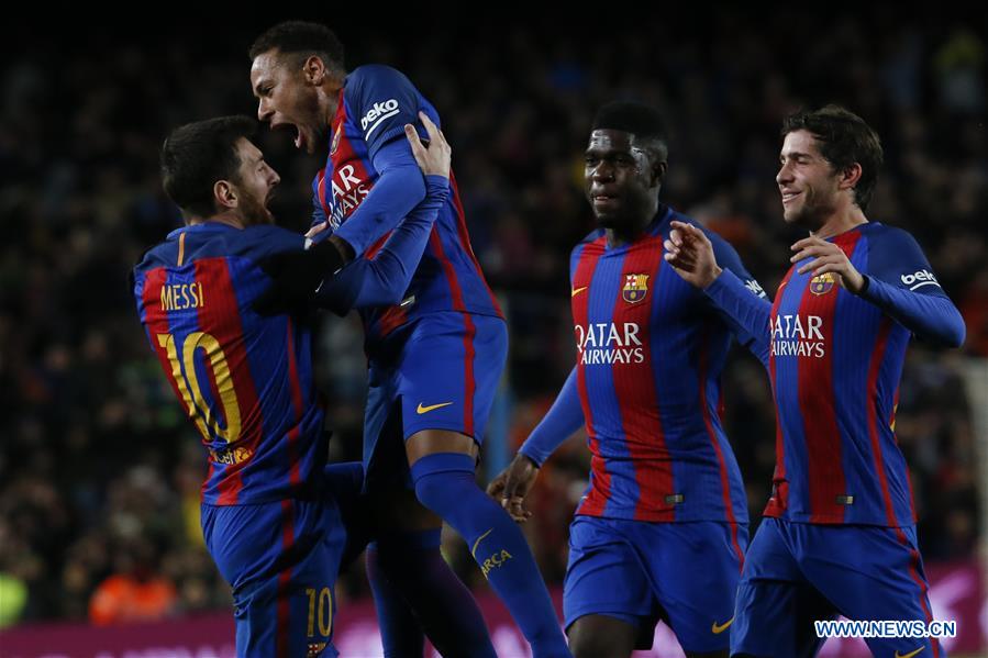 (SP)SPAIN-BARCELONA-SOCCER-KING'S CUP-BARCELONA VS ATHLETIC BILBAO 