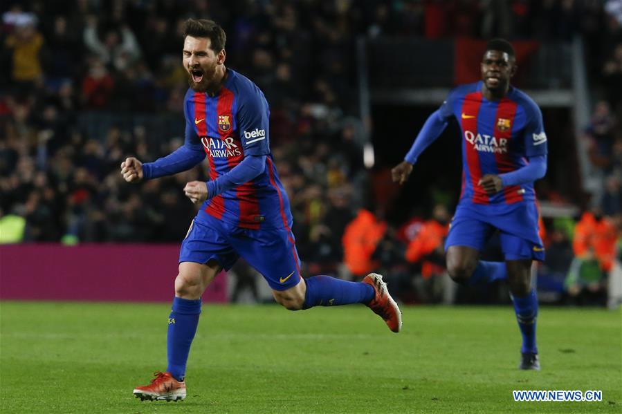 (SP)SPAIN-BARCELONA-SOCCER-KING'S CUP-BARCELONA VS ATHLETIC BILBAO 