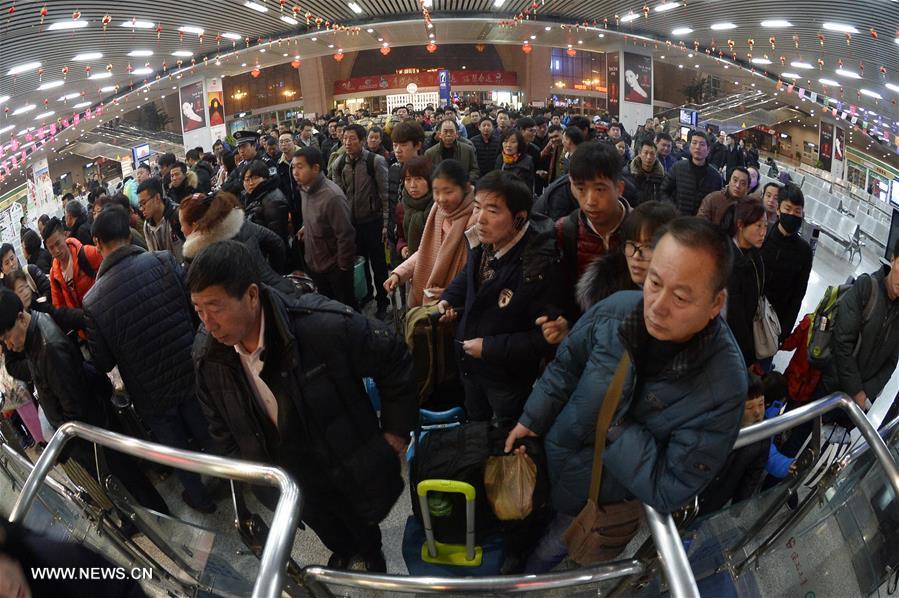 CHINA-SPRING FESTIVAL-TRAVEL RUSH-FIRST DAY(CN)