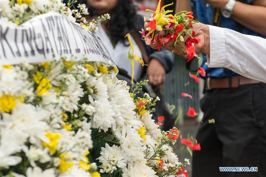 INDONESIA-JAKARTA-THAMRIN ATTACKS-ANNIVERSARY-COMMEMORATION 