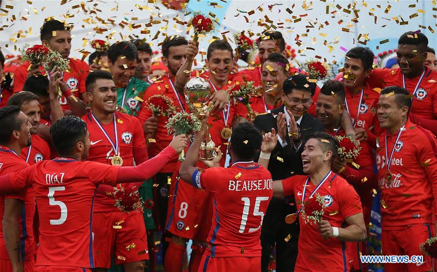 (SP)CHINA-NANNING-SOCCER-CHINA CUP-CHILE VS ICELAND