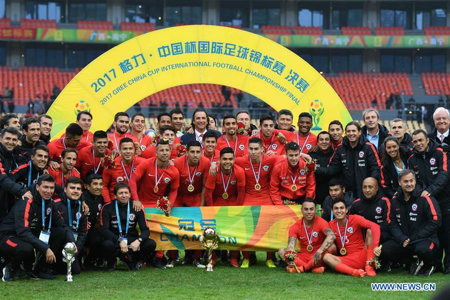 (SP)CHINA-NANNING-SOCCER-CHINA CUP-CHILE VS ICELAND