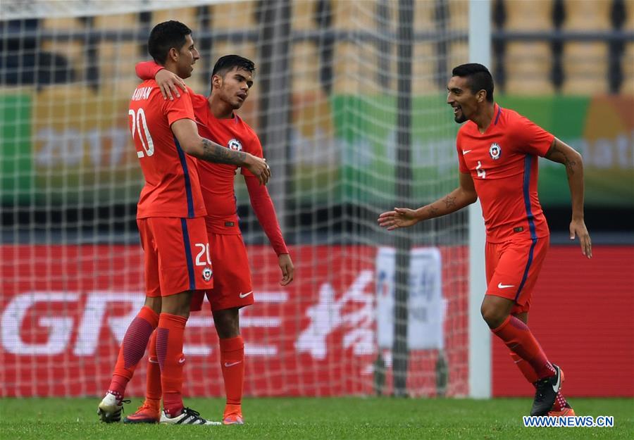 (SP)CHINA-NANNING-SOCCER-CHINA CUP-CHILE VS ICELAND