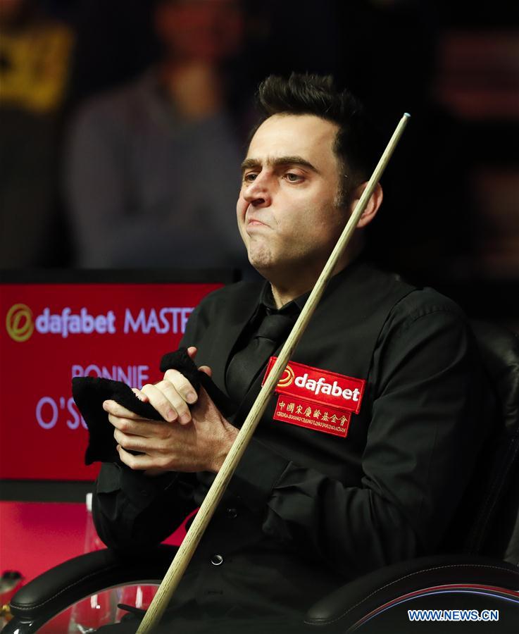 (SP)BRITAIN-LONDON-SNOOKER-MASTERS 2017-O'SULLIVAN VS LIANG