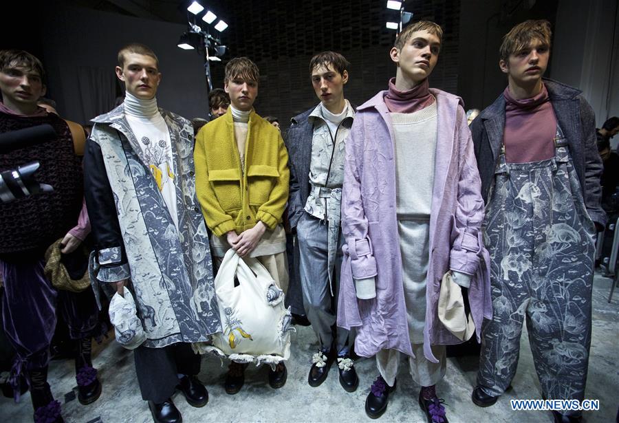ITALY-MILAN-FASHION WEEK-MEN-CHINESE DESIGNER-MIAORAN
