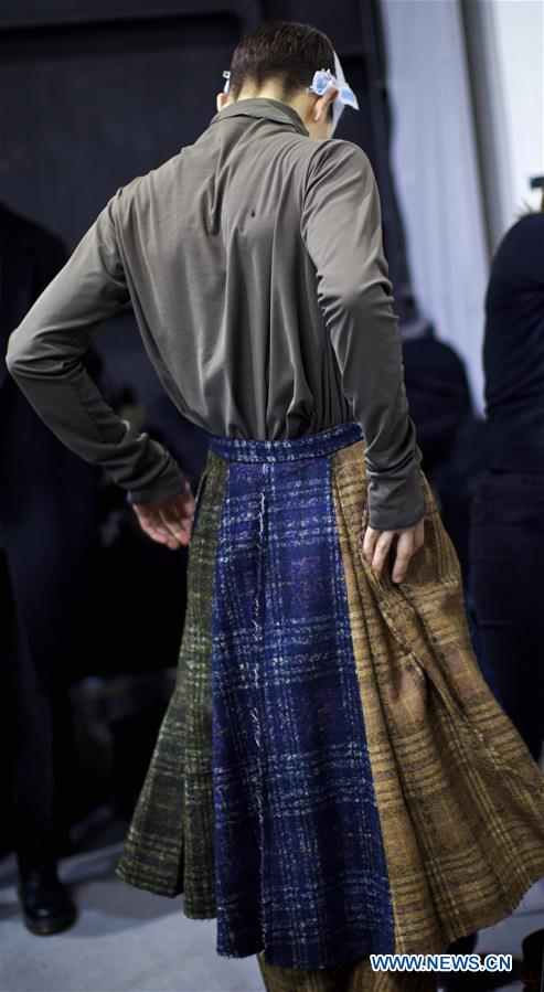 ITALY-MILAN-FASHION WEEK-MEN-CHINESE DESIGNER-MIAORAN