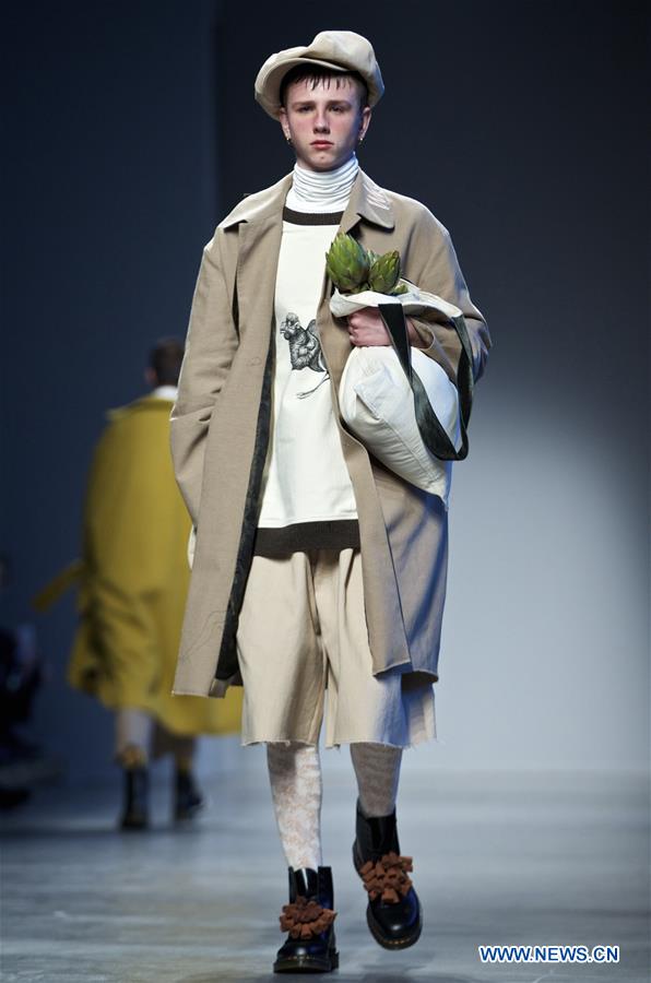 ITALY-MILAN-FASHION WEEK-MEN-CHINESE DESIGNER-MIAORAN