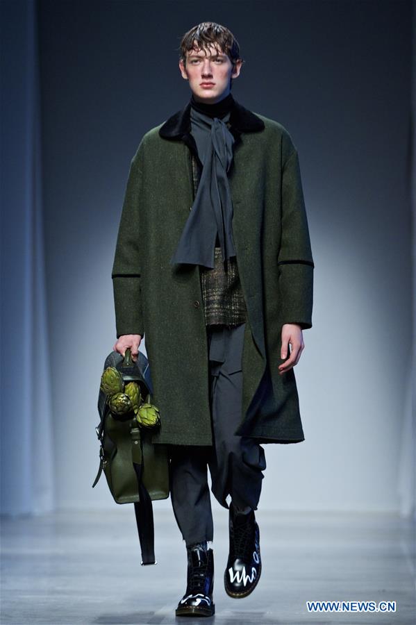 ITALY-MILAN-FASHION WEEK-MEN-CHINESE DESIGNER-MIAORAN