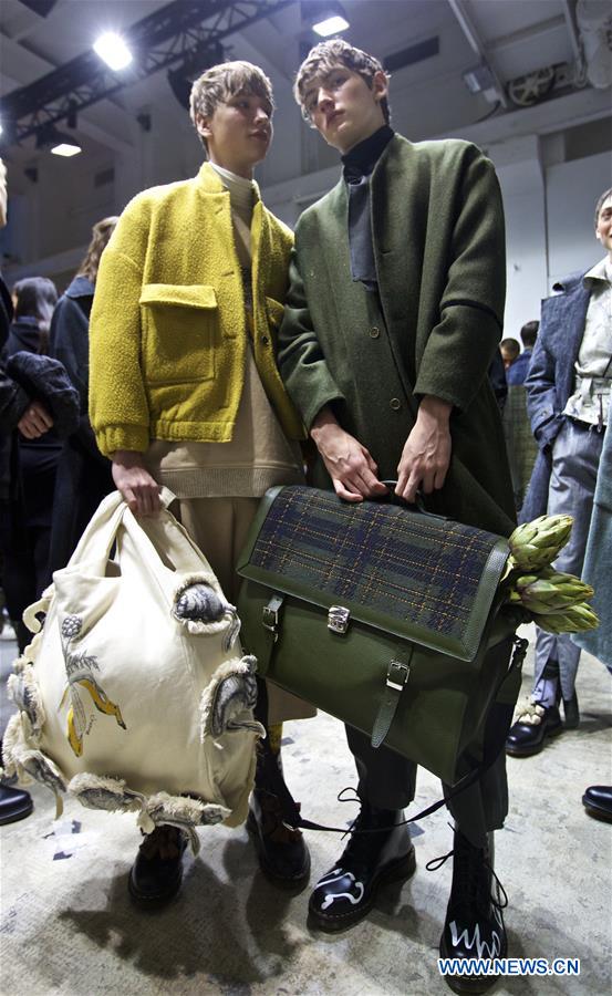 ITALY-MILAN-FASHION WEEK-MEN-CHINESE DESIGNER-MIAORAN