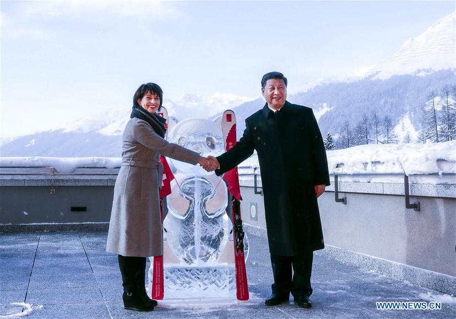 SWITZERLAND-CHINA-XI JINPING-DORIS LEUTHARD-YEAR OF TOURISM