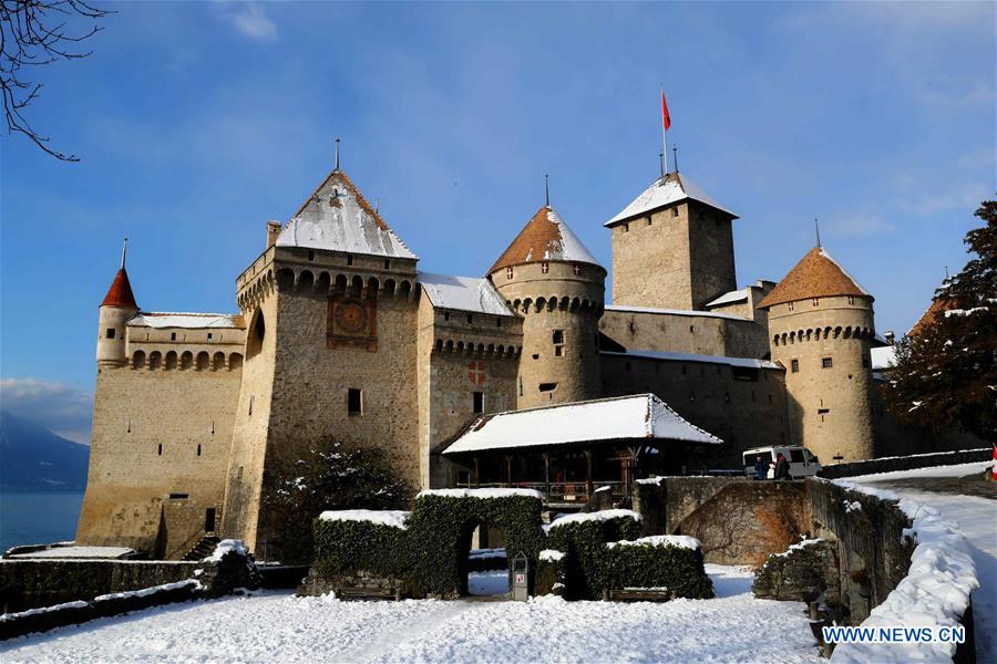 SWITZERLAND-MONTREUX-CHILLON CASTLE
