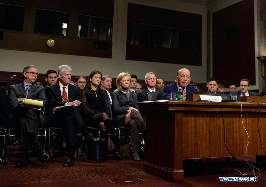 U.S.-WASHINGTON D.C.-WILBUR ROSS-COMMERCE SECRETARY-NOMINATION-HEARING