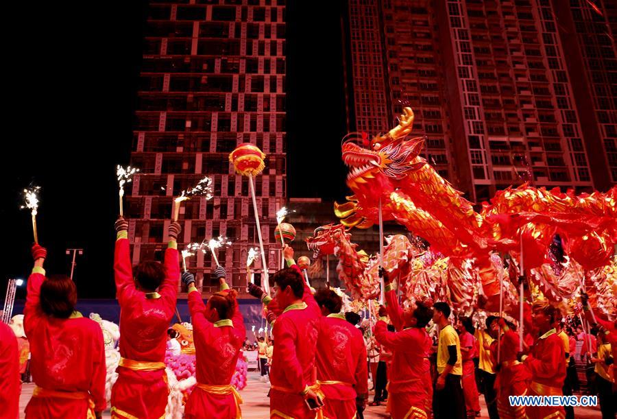 MYANMAR-YANGON-CHINESE LUNAR NEW YEAR-DRAGON DANCE CONTEST