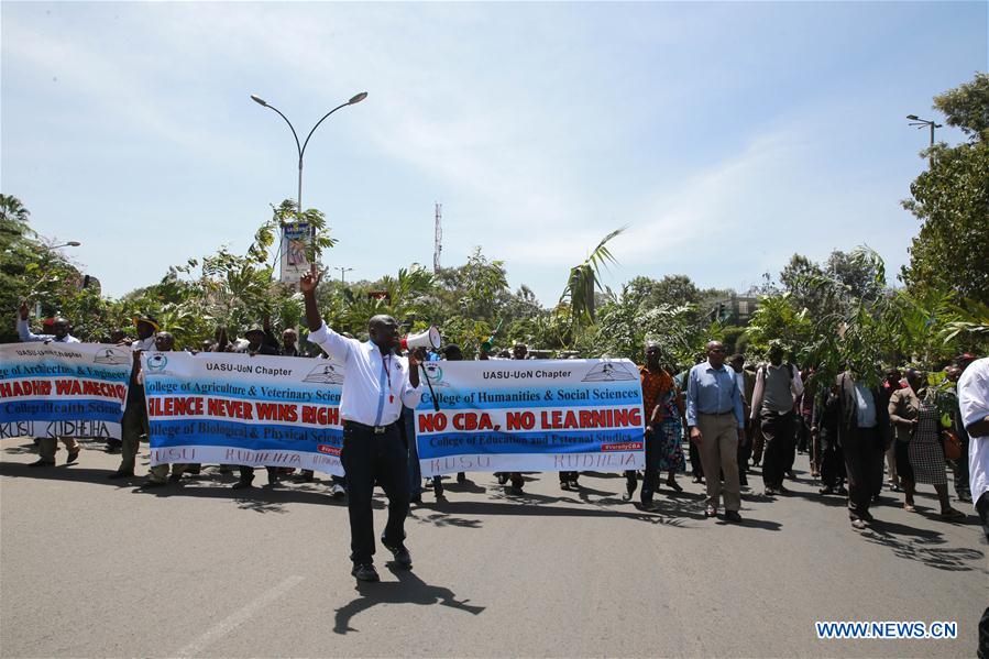 KENYA-NAIROBI-UNIVERSITIES-STAFF-STRIKE