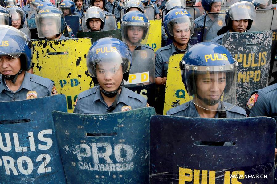 PHILIPPINES-MANILA-DONALD TRUMP-PROTEST