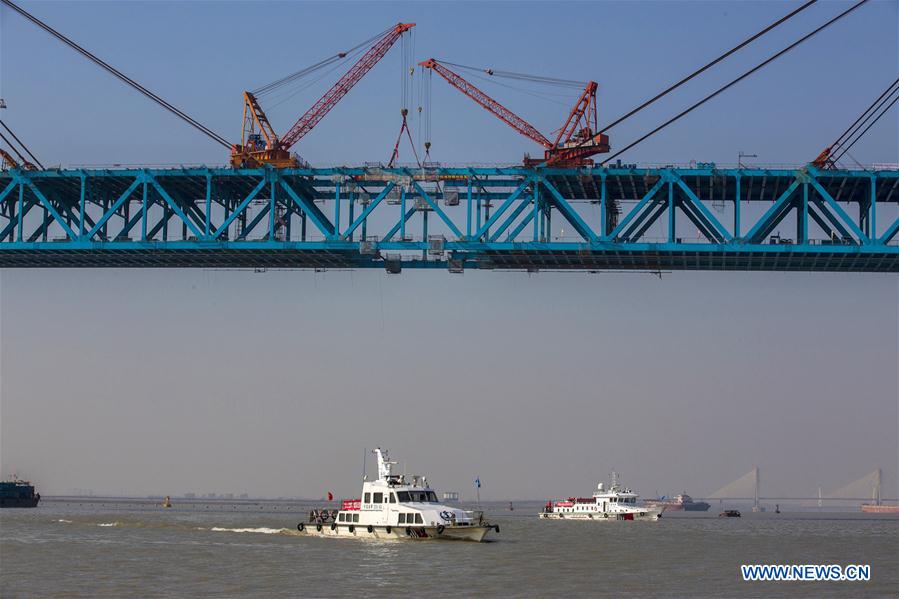 #CHINA-JIANGSU-TIANSHENGGANG CHANNEL BRIDGE-CLOSURE (CN)