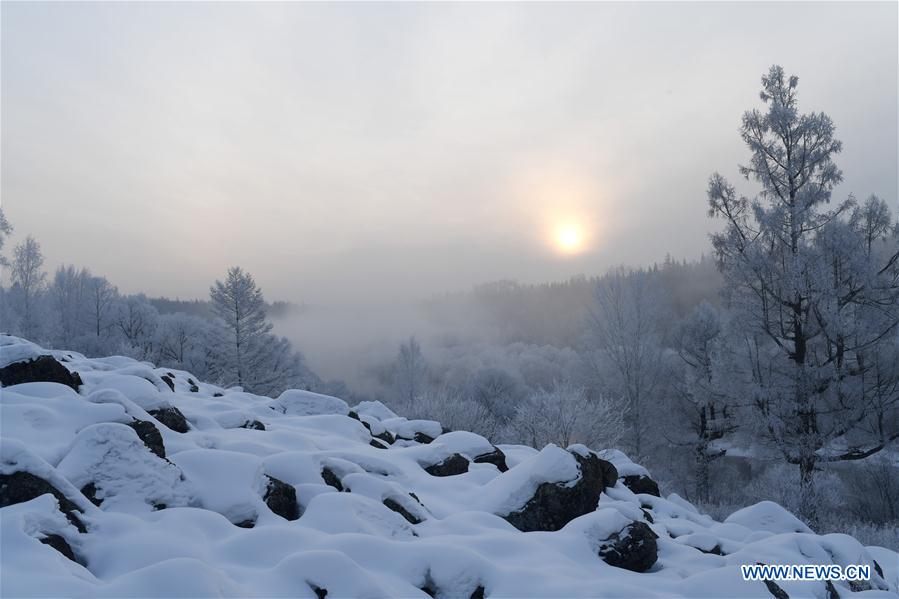 CHINA-HEILONGJIANG-KURBIN RIVER-WINTER SCENERY (CN)