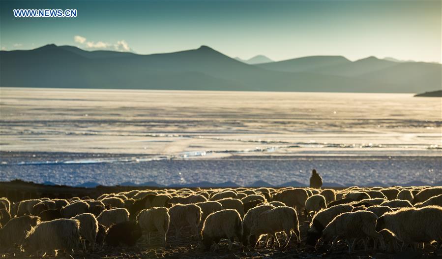 CHINA-TIBET-PLATEAU LAKE-SCENERY (CN)