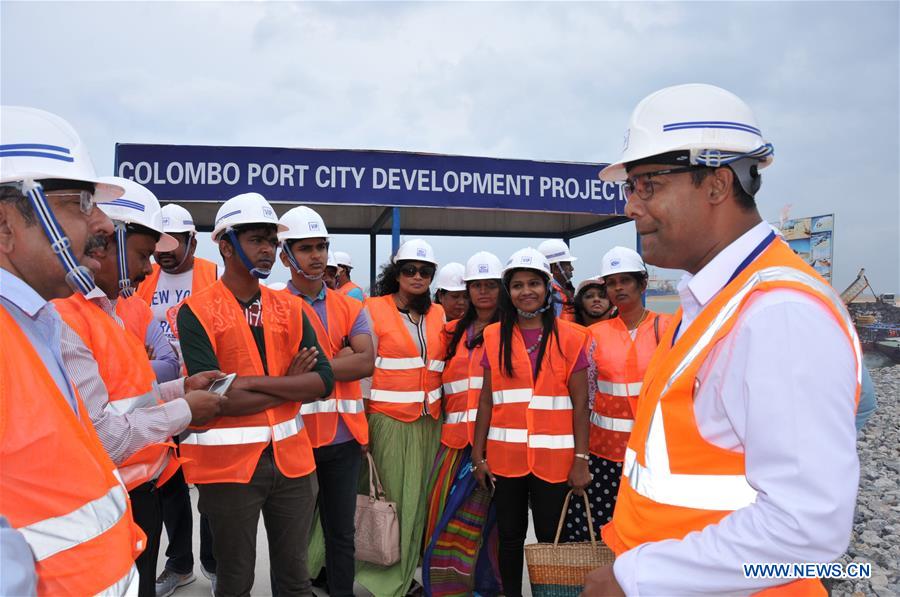 SRI LANKA-COLOMBO-PORT CITY-DEVELOPMENT PROJECT-VISIT