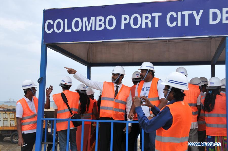SRI LANKA-COLOMBO-PORT CITY-DEVELOPMENT PROJECT-VISIT