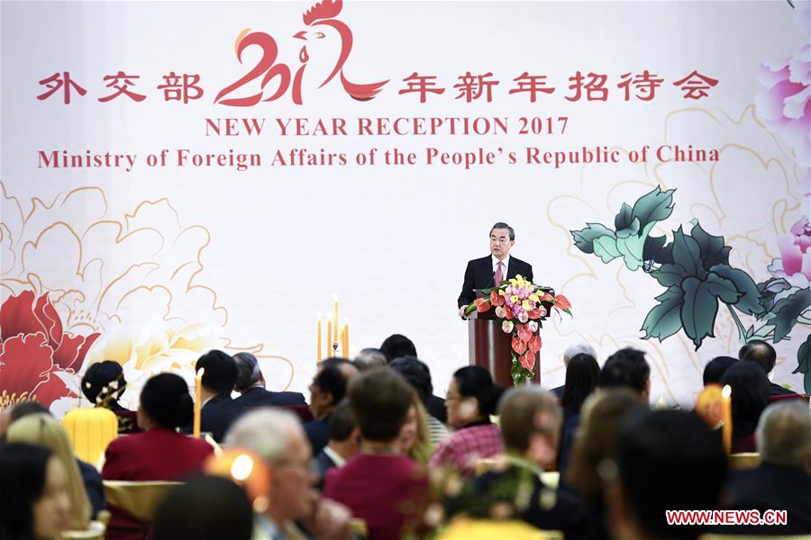 CHINA-BEIJING-FOREIGN MINISTRY-NEW YEAR RECEPTION (CN) 