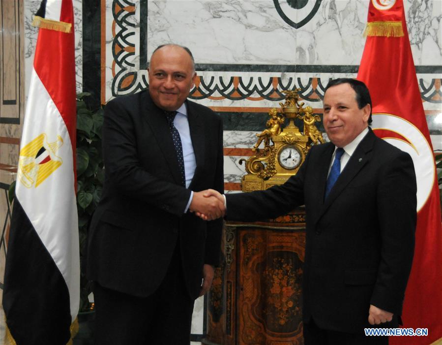 TUNISIA-EGYPT-FM-MEETING