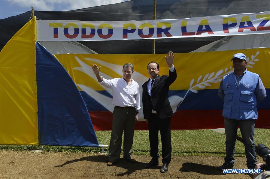 COLOMBIA-CALDONO-FRANCE-POLITICS-VISIT