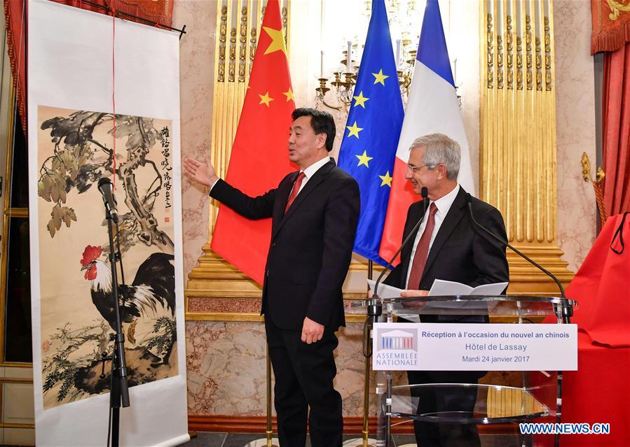 FRANCE-PARIS-NATIONAL ASSEMBLY-CHINESE NEW YEAR-RECEPTION