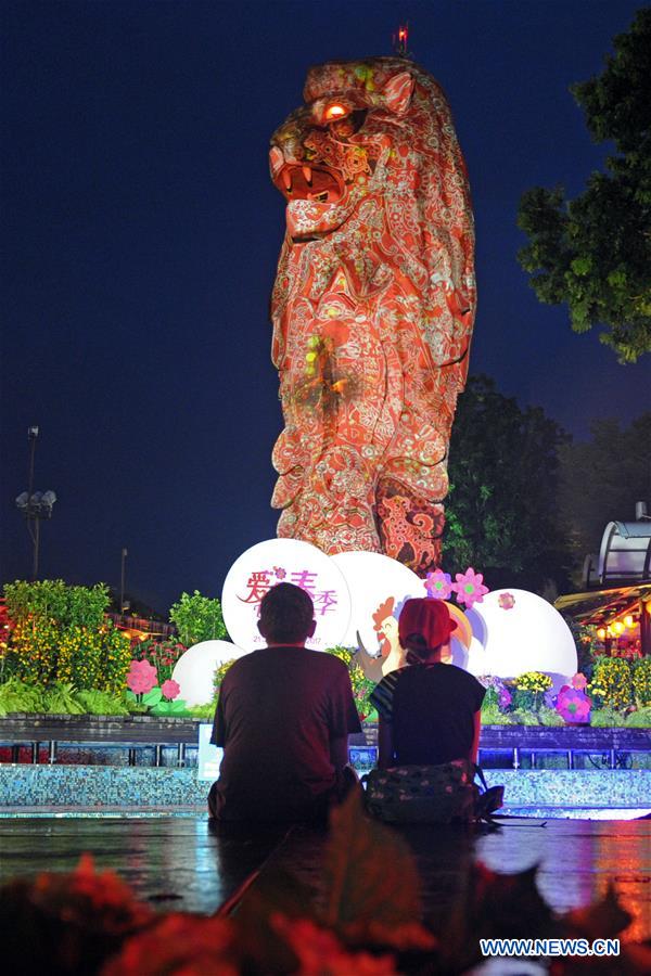 SINGAPORE-CHINESE LUNAR NEW YEAR-LIGHT INSTALLATIONS