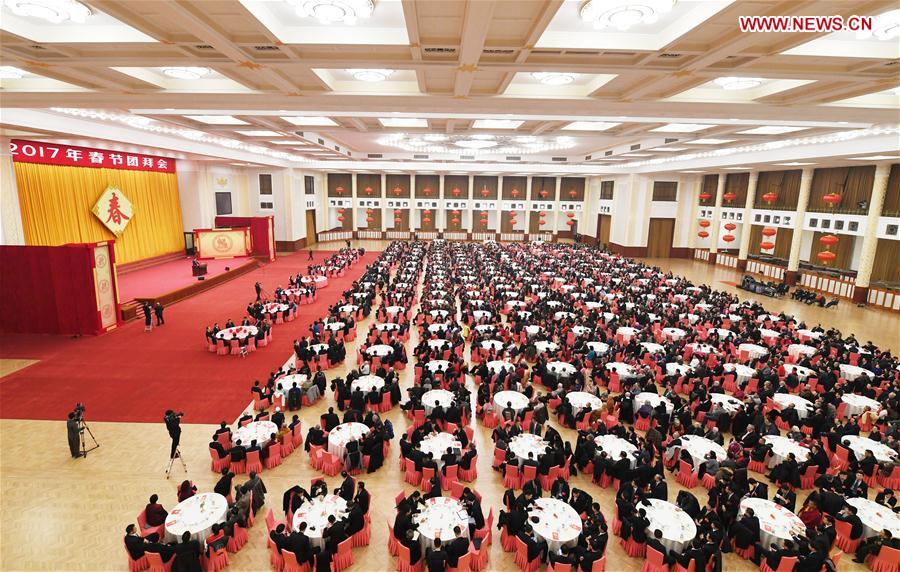 CHINA-BEIJING-SPRING FESTIVAL RECEPTION (CN) 