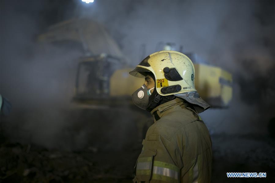 IRAN-TEHRAN-COLLAPSED BUILDING-VICTIMS