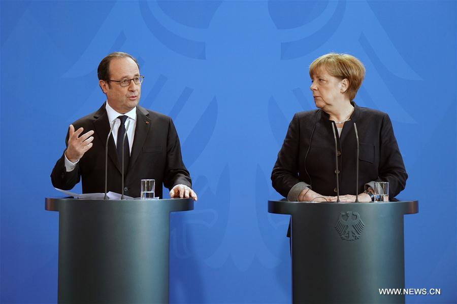 GERMANY-BERLIN-FRANCE-VISIT