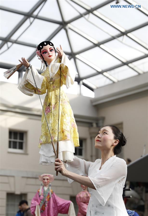 BRITAIN-LONDON-LUNAR NEW YEAR-PUPPET SHOW