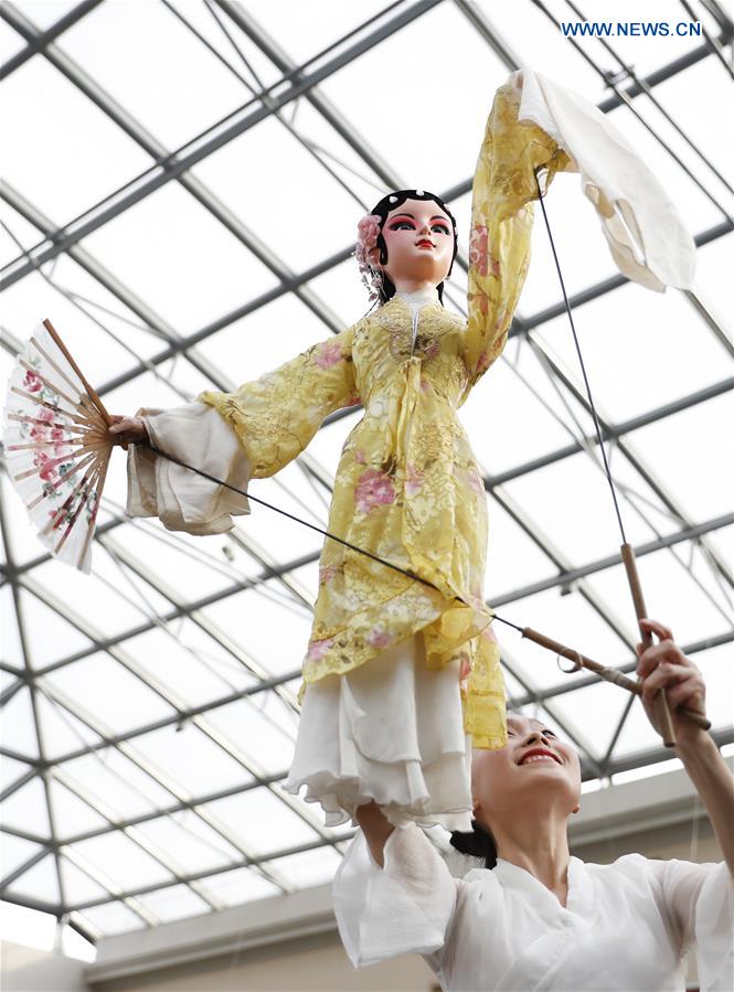 BRITAIN-LONDON-LUNAR NEW YEAR-PUPPET SHOW