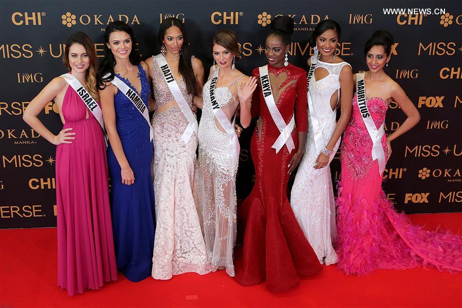 PHILIPPINES-PASAY CITY-MISS UNIVERSE-RED CARPET EVENT