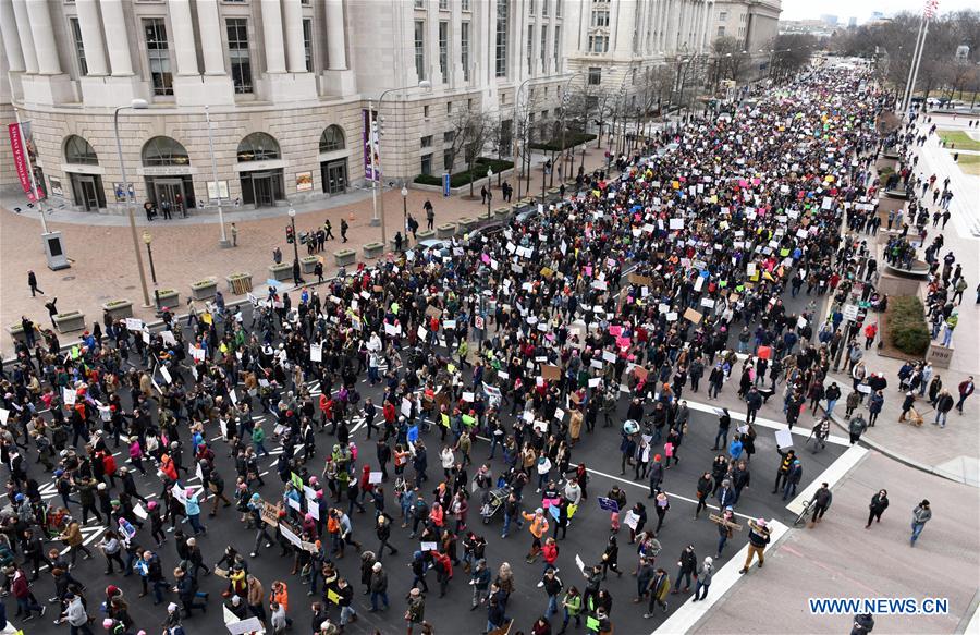 U.S.-WASHINGTON D.C.-PROTEST-TRUMP-EXECUTIVE ORDER