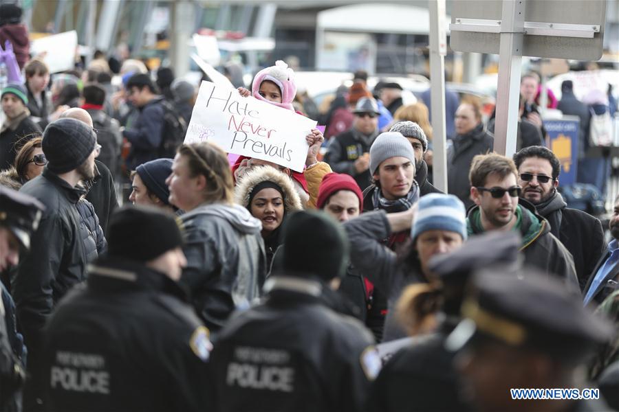 U.S.-NEW YORK-TRUMP-PROTEST