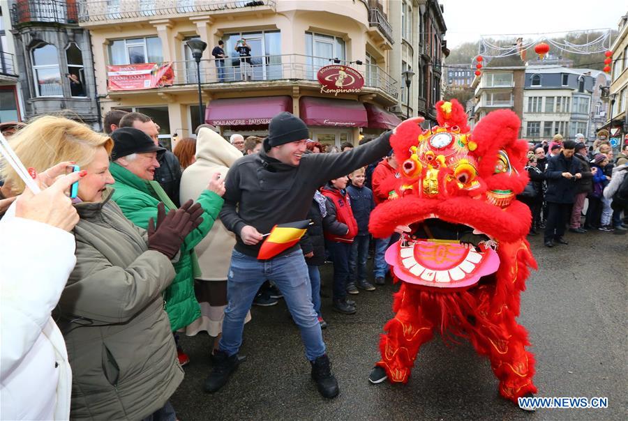 BELGIUM-DINANT-CHINESE LUNAR NEW YEAR-PARADE