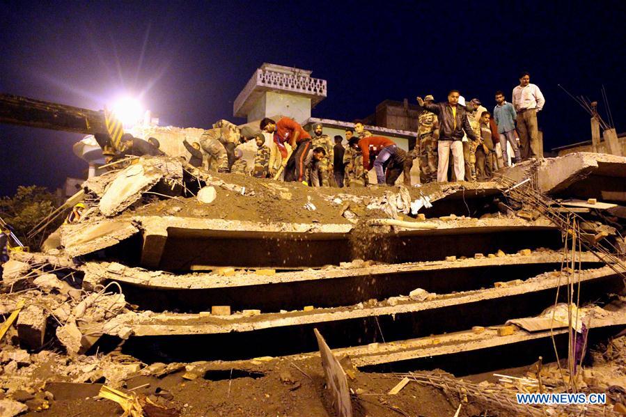 INDIA-KANPUR-BUILDING COLLAPSE-RESCUE