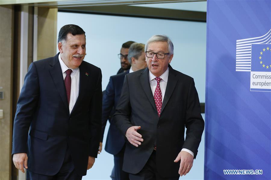 BELGIUM-BRUSSELS-EU-LIBYA-PM-VISIT