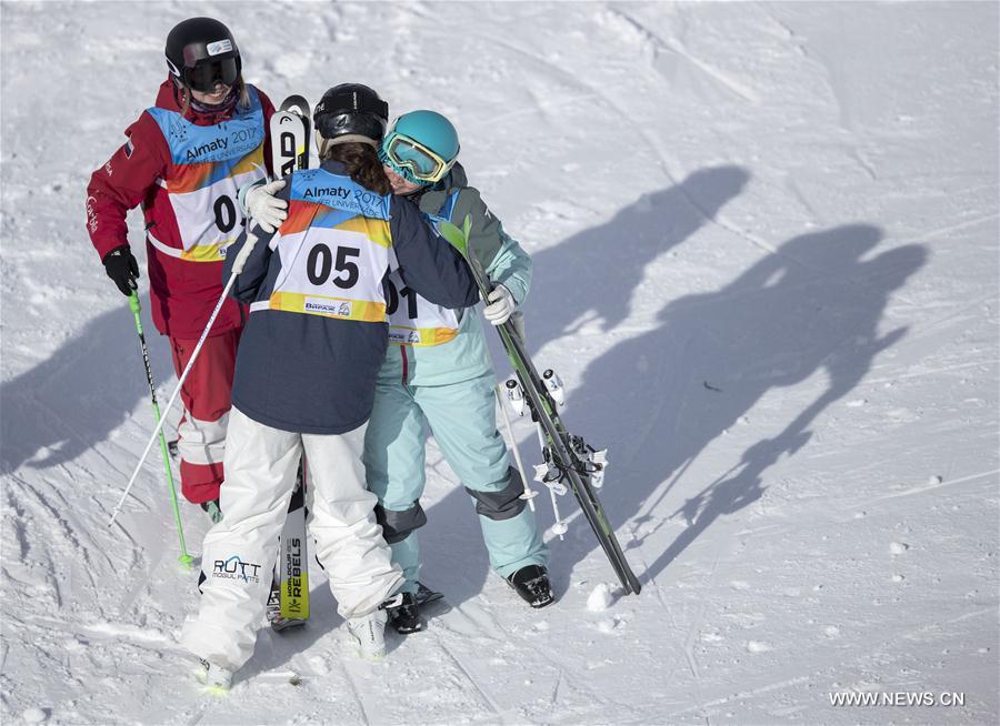 (SP)KAZAKHSTAN-ALMATY-28TH WINTER UNIVERSIADE-FREESTYLE SKIING-WOMEN'S MOGULS