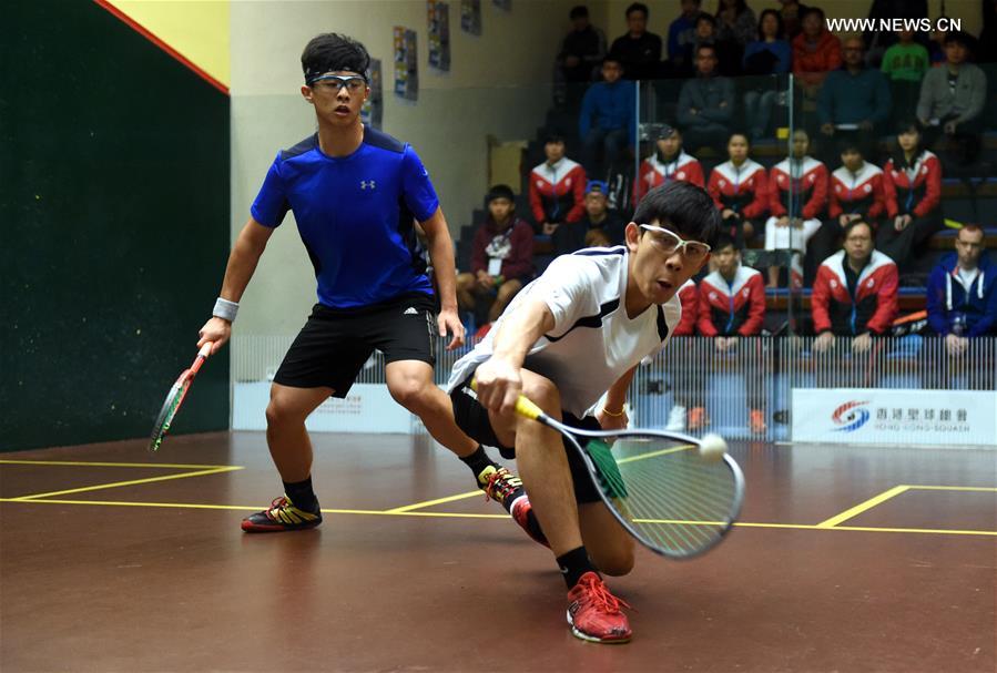 (SP)CHINA-HONG KONG-SQUASH-ASIAN JUNIOR TEAM CHAMPIONSHIPS-BOYS TEAM-HKG VS MAS(CN)