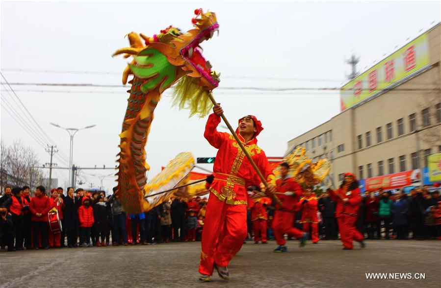 People in China held various celebrations on the day of 'Lichun', meaning the beginning of spring in Chinese